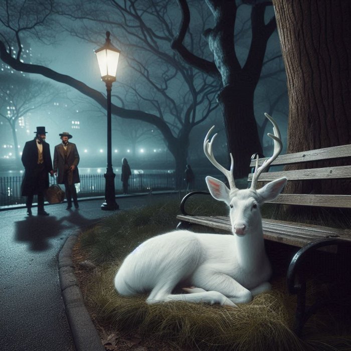 Bio je to albino jelen, koji navodno donosi nesreću