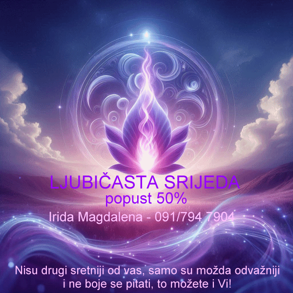 Konzultacije srijedom uz popust, cijelu 2026 g. 💜💜💜