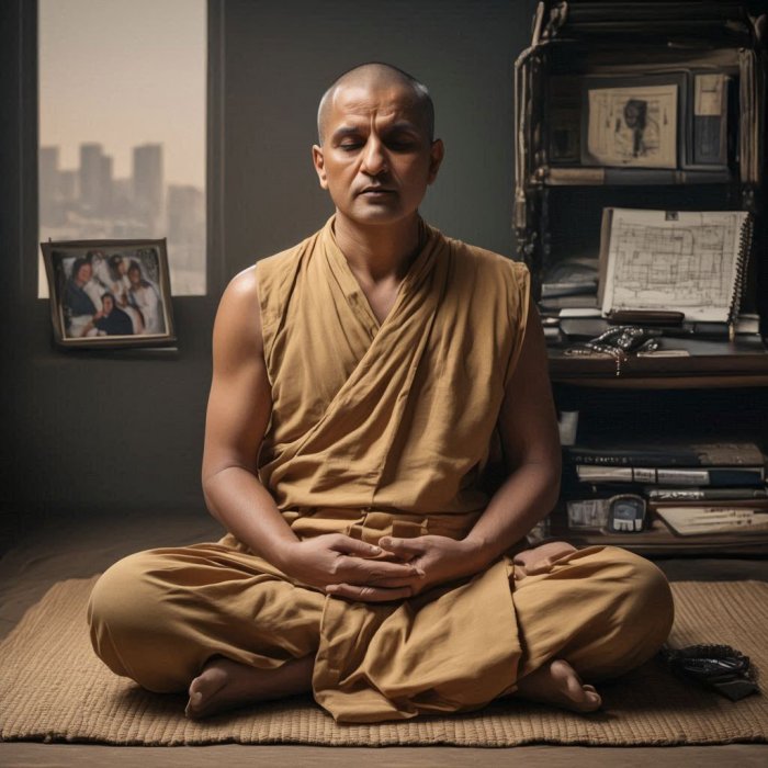 Postajem  monah  reda  svamija