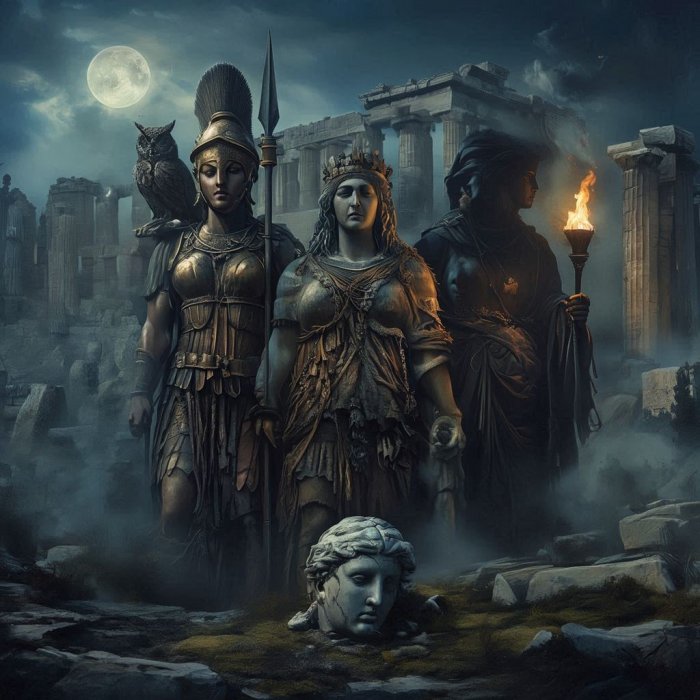 ATENA, KIBELA I HEKATA - ATENA