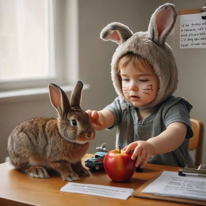 Dijete zec i auto kao objekti istraživanja