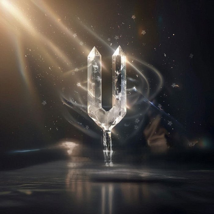 Glazbena vilica od kristala