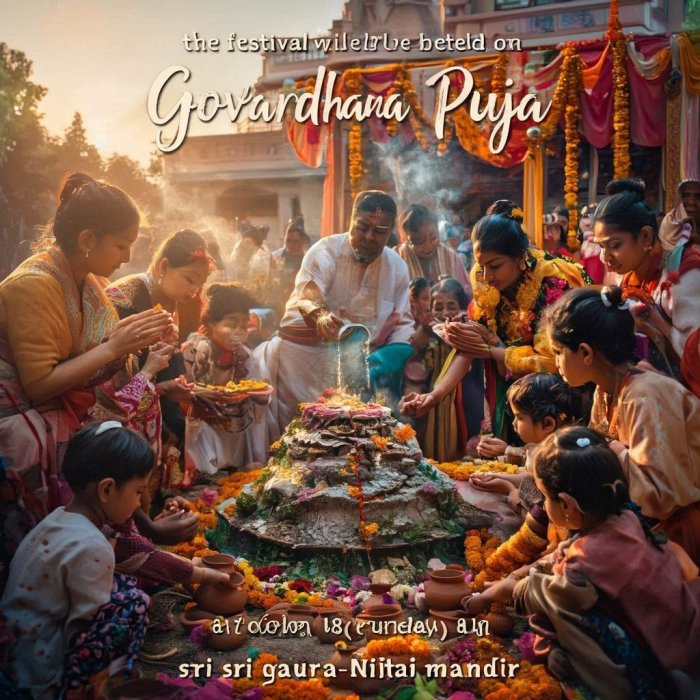 KAKO SE UKLJUČITI U PROSLAVU OBOŽAVANJA BRDA GOVARDHANE (GOVARDHANA-PUJA)?