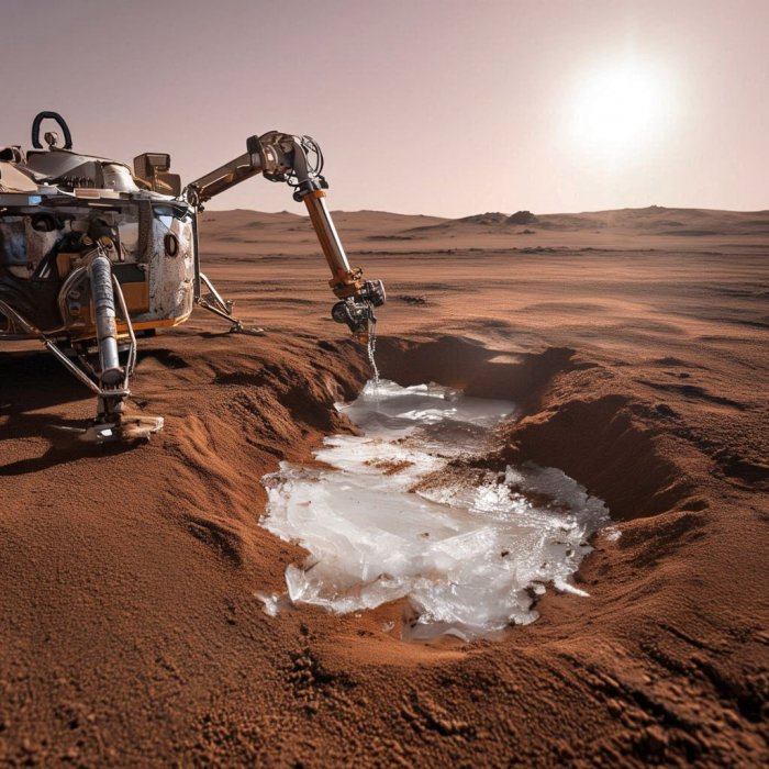 Phoenix otkrio led na Marsu