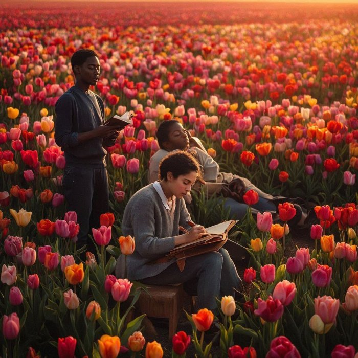 PJESNICI, TULIPANI I NJIHOVO ČUĐENJE