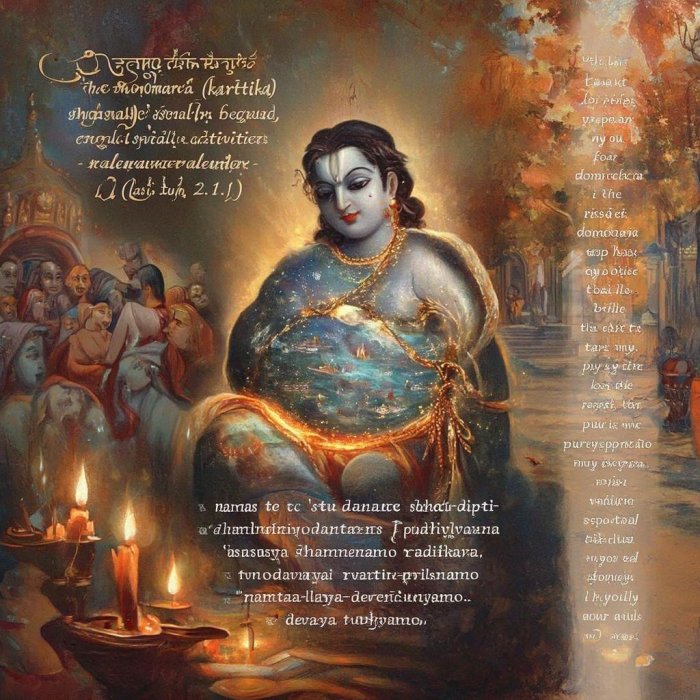 Počinje mjesec Damodara (Karttika) posebno pogodan za duhovne aktivnosti (traje do 2. 11.) - Vaišnavski kalendar