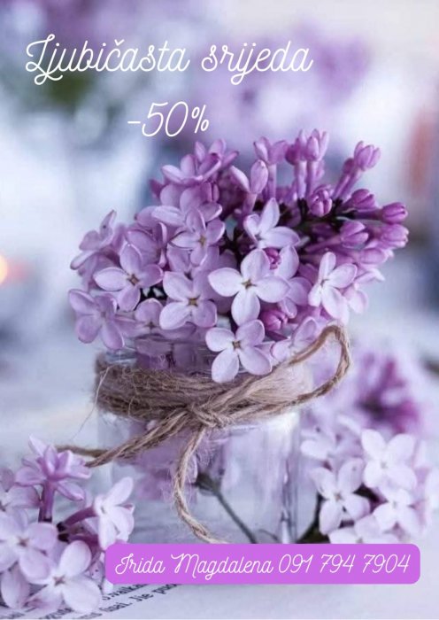 Konzultacije srijedom uz popust, cijelu 2026 g. 💜💜💜