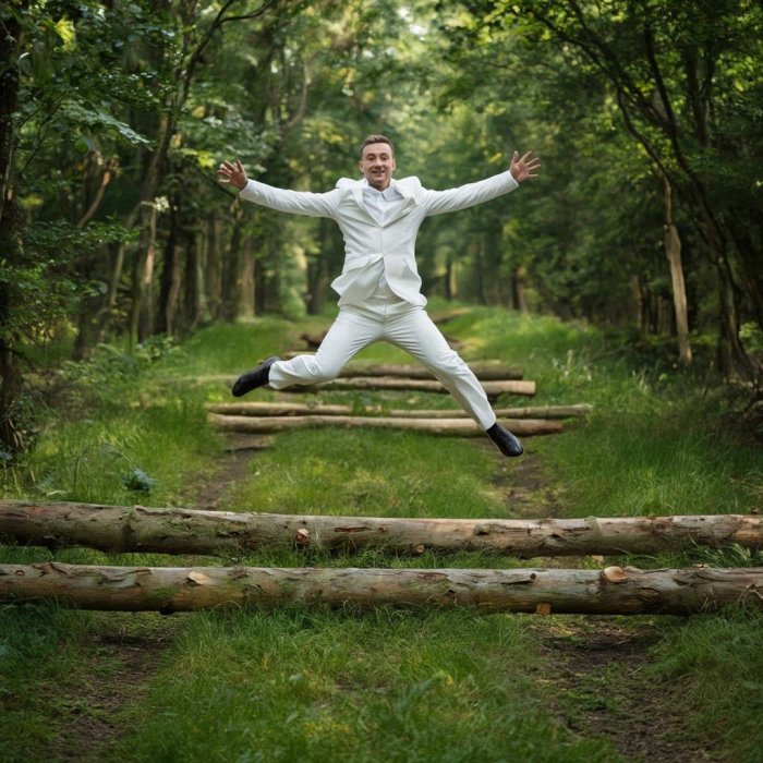 ZA IRIDU - san: čovjek u bijelom odijelu