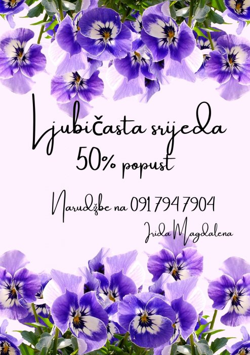 Konzultacije srijedom uz popust, cijelu 2026 g. 💜💜💜