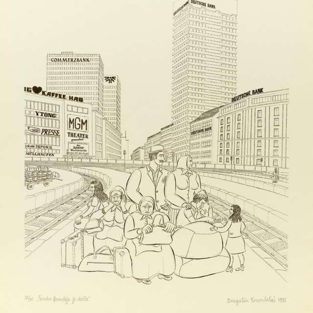 Izložba Drage Trumbetaša  - Arhipelag  Gastarbeiter