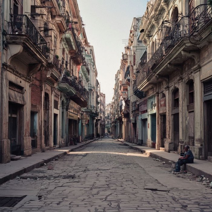 Kuba - Reina ulica u Havani - foto esej