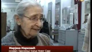 U devetoj deceniji života drži školu tkanja