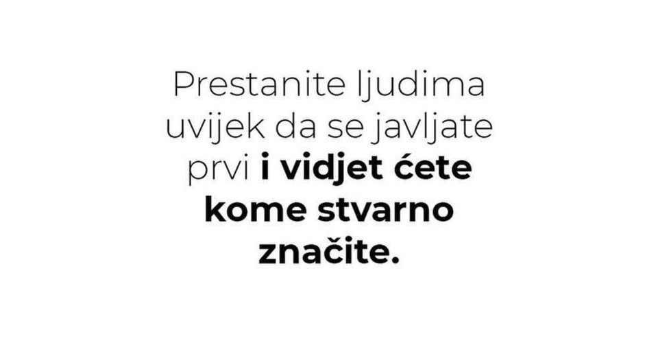 Teška istina, ali jedina koja otvara oči