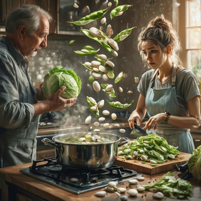 san - kupus se pretvori u mahune pa u beli pasulj