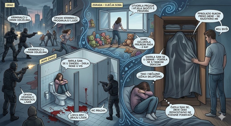 proganjanje i bježanje u snu