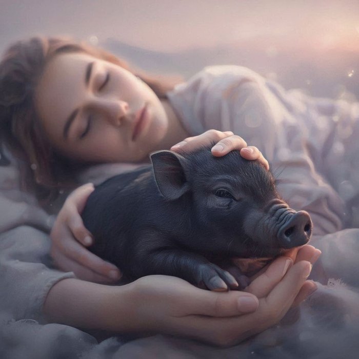 Pomagajte - sanjala sam crno malo prase