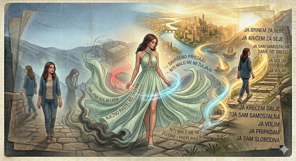 snovi za Iridu - sanjam sebe u prekrasnoj haljini