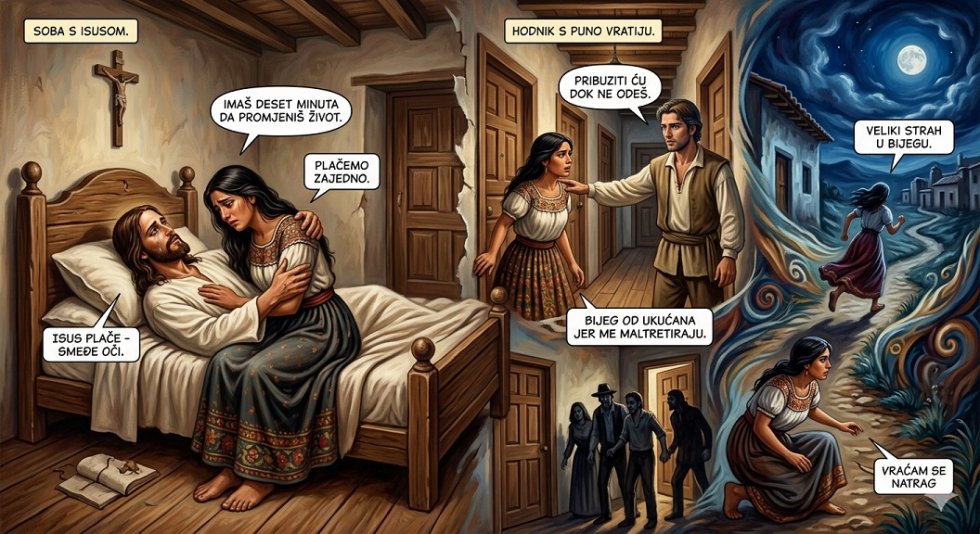 San o uplakanom Isusu