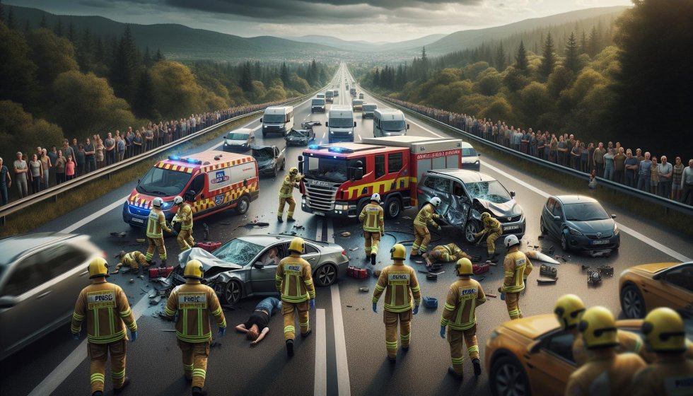 Sanjati prometnu nesreću - Sudar