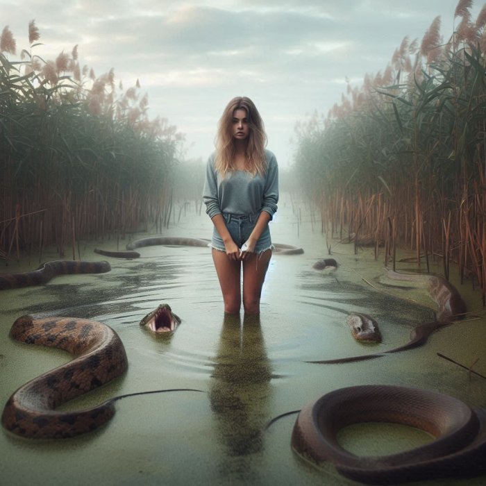 sanjati ribu i zmiju