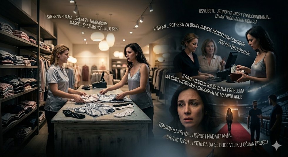 U snu kupujem odjeću