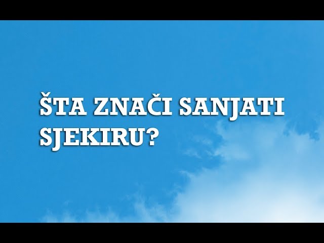 SAN !!!!!!!!!! - napadi sjekirom