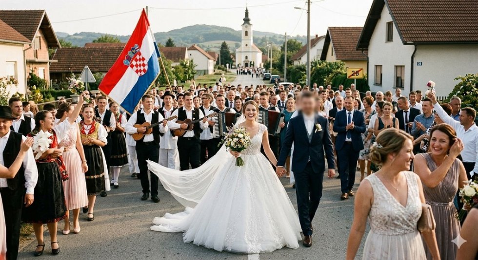 SAN- mladenke i svatovi