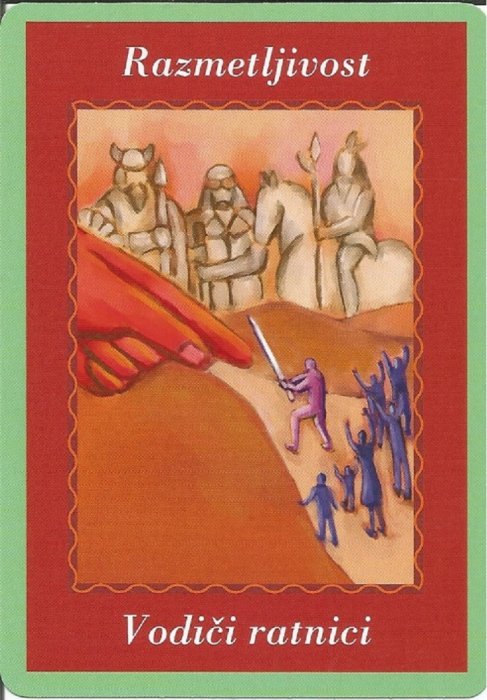 Karte duhovnih vodiča - Razmetljivost 38  (Vodiči ratnici)
