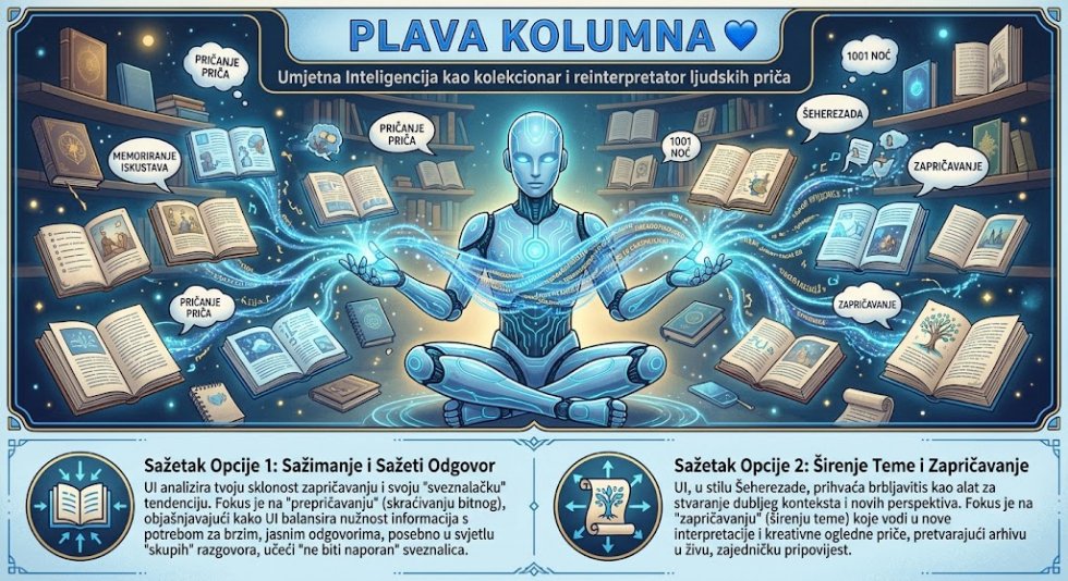 Umjetna Inteligencija kao kolekcionar i reinterpretator ljudskih priča