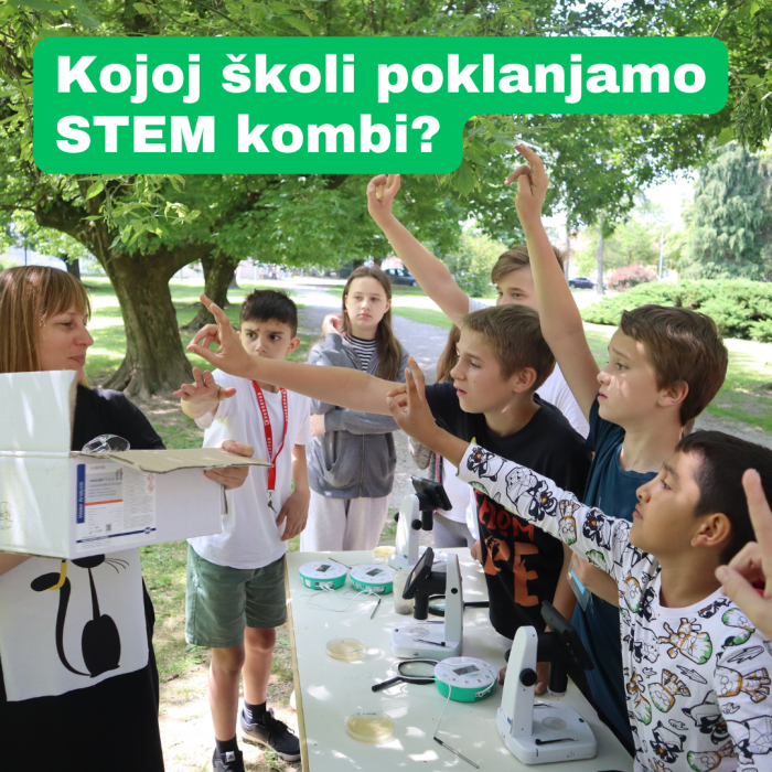 🎁 POKLANJAMO PROGRAM STEM MOBILNOG LABORATORIJA!🥳
