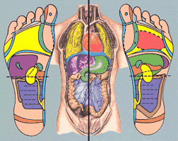 područja za rekleksoterapiju