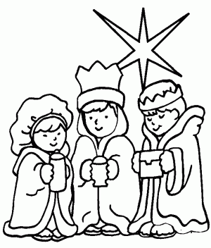 tri kralja - crtež djece