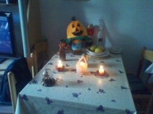 haloween table