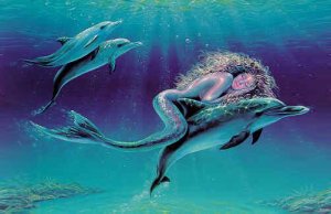 sirena i delfin