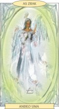 ANĐEOSKI TAROT:  AS ZRAK - Anđeo uma