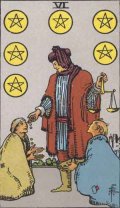 Tarot - VI.ŠESTICA NOVČIĆA