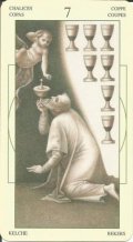 LEONARDO DA VINCI TAROT - SEDMICA PEHARA