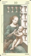 LEONARDO DA VINCI TAROT - DESETKA PEHARA