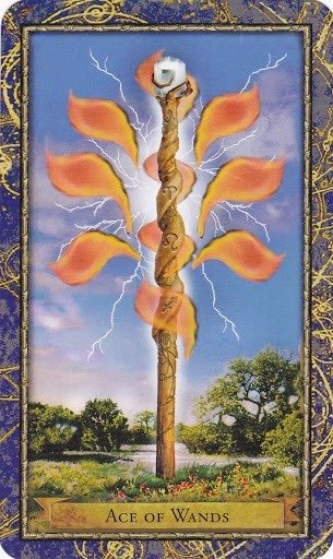 Čarobnjački tarot - As štapova (Snaga čuda - Kabbalah- tajanstveni uzorak stvaranja)