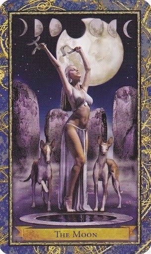 Čarobnjački tarot - Mjesec (Učitelj/ica Mjesečeve magije)