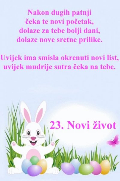 Pisanice s porukom - Ne postoji dobna granica za promjene...