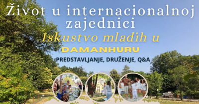 Život u internacionalnoj zajednici - iskustvo mladih u Damanhuru. Upoznajte se 3.6. 🥰