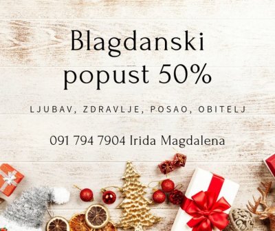 Blagdanski popust 50% na sve tarot konzultacije, od  22. 11. - 7. 1. 2024.g.