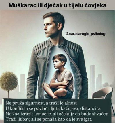 Zreo muškarac ne bježi od razgovora