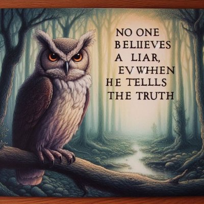 Lažljivcu nitko ne vjeruje, čak ni kad govori istinu