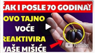 STARIJI LJUDI: Jedite OVO VOĆE natašte i povratite svoju MIŠIĆNU SNAGU prirodno