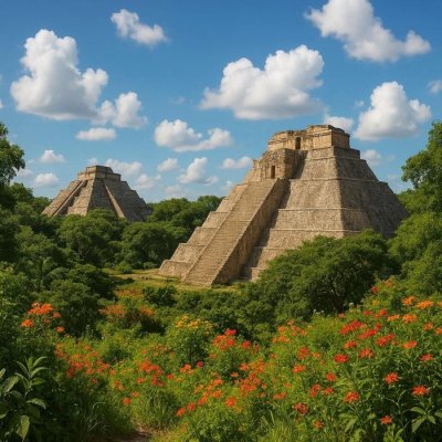 PIRAMIDE U AKANCEU - MEXICO