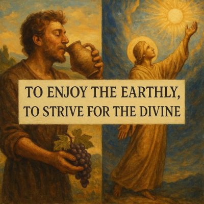 Uživati u zemaljskom, stremiti Božanskom