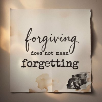 oprostiti ne znači zaboraviti