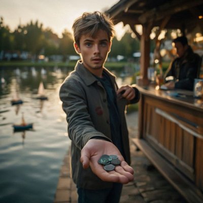 Nije on imao pojma o tome da  srebrni  novčići  u džepu muškarca koji poljubi vješticu pocrne